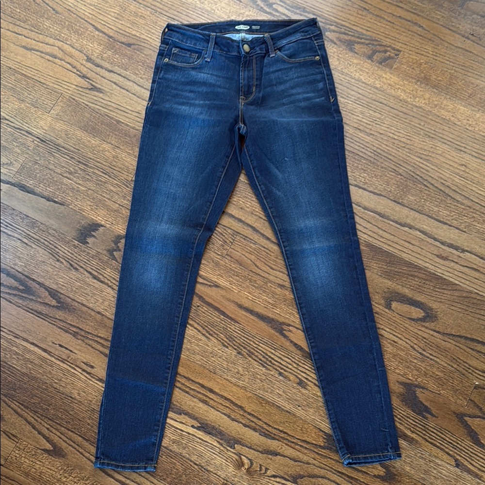 B4 Old Navy Women's 4 Long Skinny Jeans in Indigo